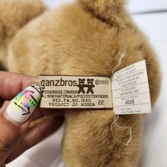 Vintage Baby Ganz Harmony Flopsie Puppy Dog Brown Plush Heritage Collect… - Picture 7 of 9